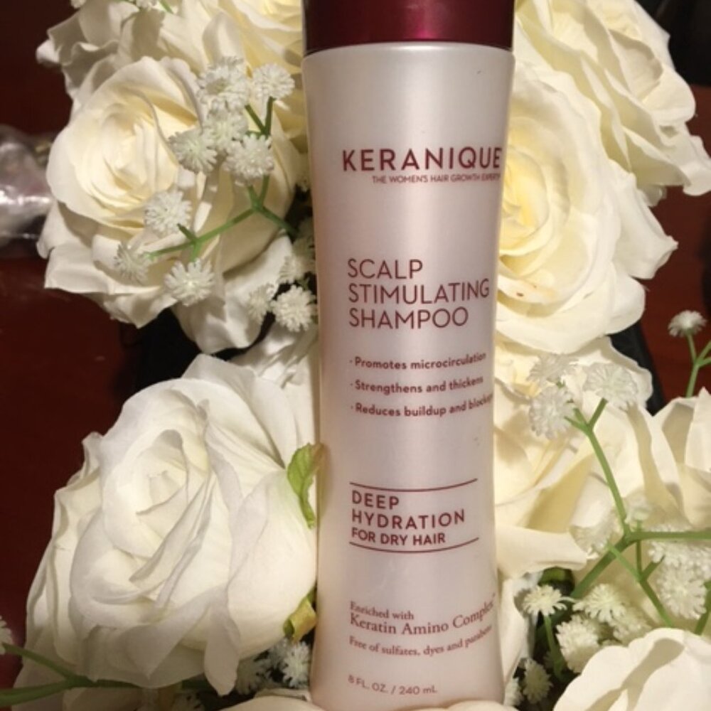 Keranique Scalp Stimulating Shampoo| Deep Hydration For Dry Hair